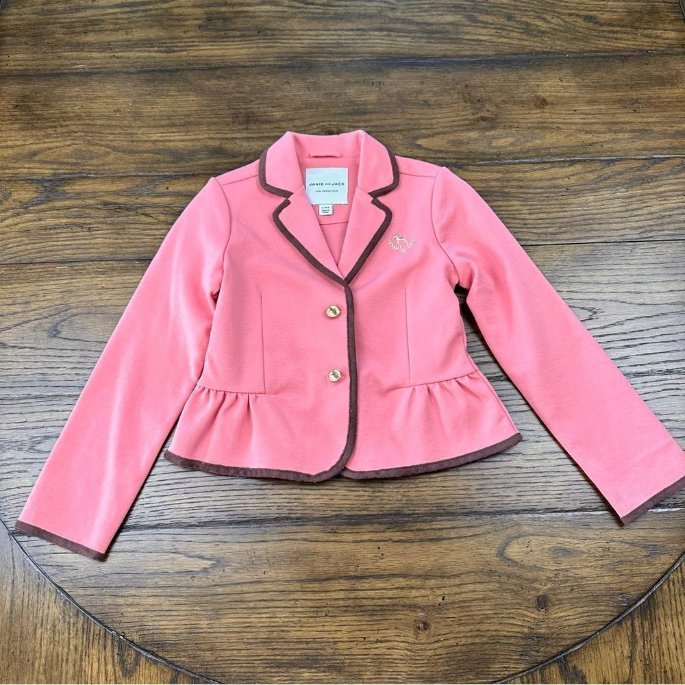 Janie and Jack Pink Coral Jacket